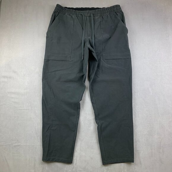 Lululemon Men Pants 2XL Gray Bowline Utilitech Jeans Joggers Tapered Stretch 30" - Picture 1 of 10